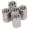 5Pcs Hex Coupling Nut Set Connector 304 Stainless Steel Industrial
