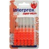 INTERPROX Reg Super Micro Orange Interdental Alb.Blis Pack of 6
