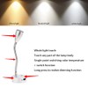 JSCARLIFE RV LED Reading Light, DC12V 24V mart Touch Dimmable
