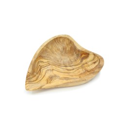 Benera Olivenholz Schale in Herzform Als Ablage Snackschale oder Deko 14x12x3 cm