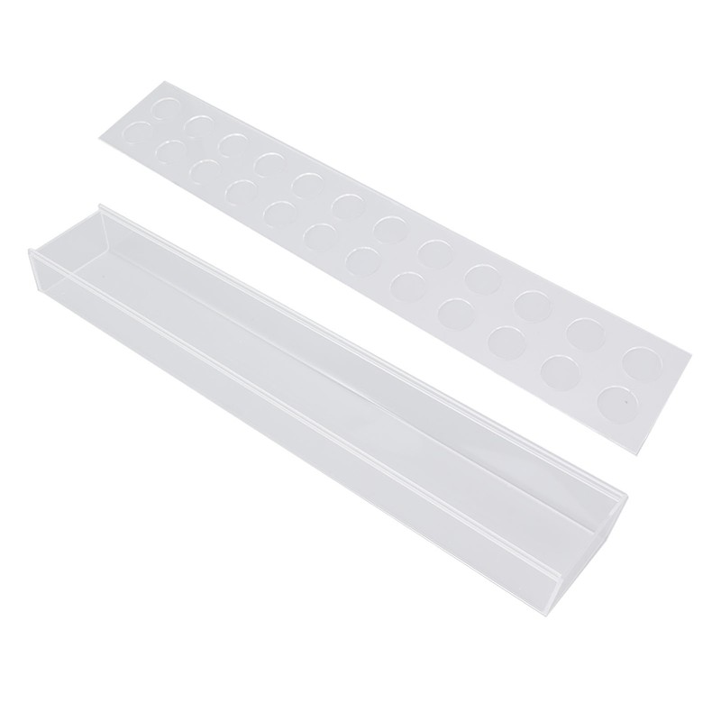 Acrylic Flower Vase Clear Rectangular Centerpiece Box Home Decoration for