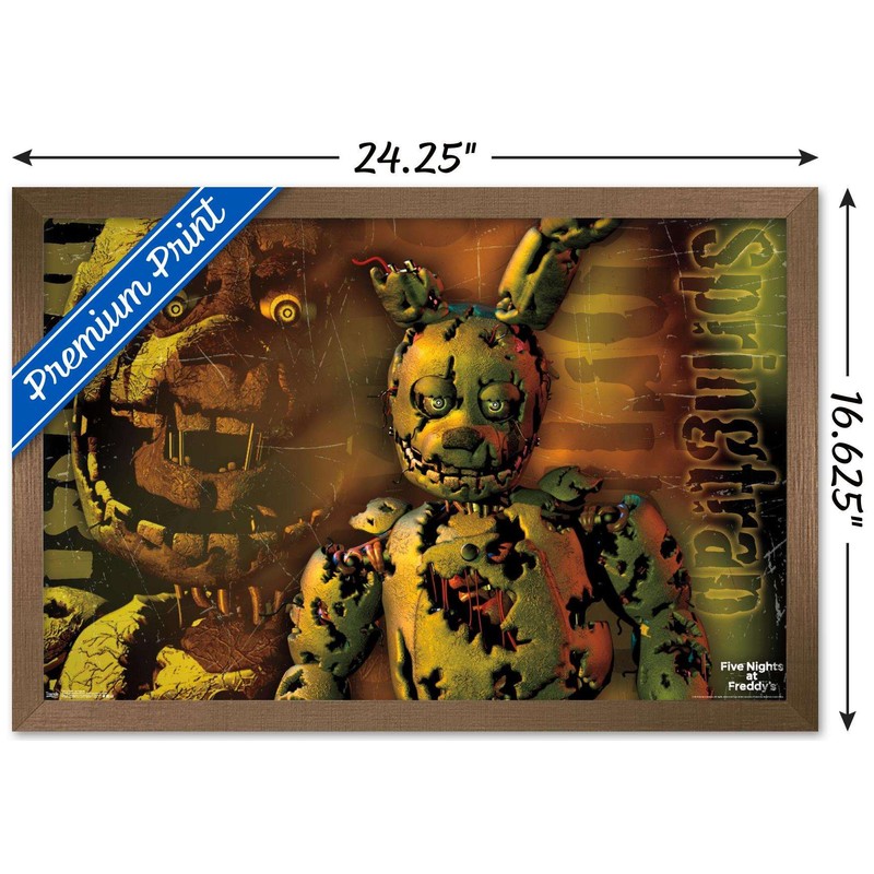 Five Nights at Freddy's - Springtrap 14x22 Poster - Bronze