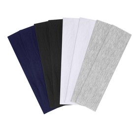 FACATH 8 Pack Headbands for Women, Elastic Soft Fabric Non-Slip Premium Stretchy Sport Head Bands, Hair Accessories Wear for Yoga, Spa, Workout, Running or Travel