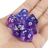 GWHOLE 7 PCS Polyhedral Dice Set Dungeons and Dragons Table