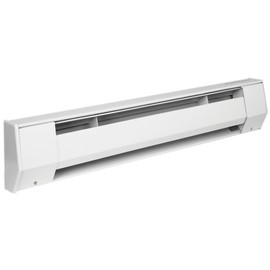 KING 2K2405BW K Series Baseboard Heater, 27" / 500W / 240V, Bright White