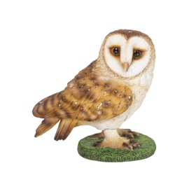 Oubia Dancing Right-facing Male Owl 3.7 x 2.4 x 3.7 inches (9.5 x 6 x 9.5 cm) Doll Figurine Figurine Animal Garden Decoration Bird H18461
