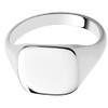 Sterling Silver Heavy Signet Ring size M N O P