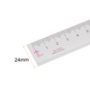 sourcing map Straight Ruler, 15 cm, Metric Aluminium Alloy Ruler,