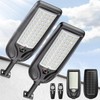 Solar Street Lights Outdoor Waterproof,30000LM Dusk to Dawn Solar Lights
