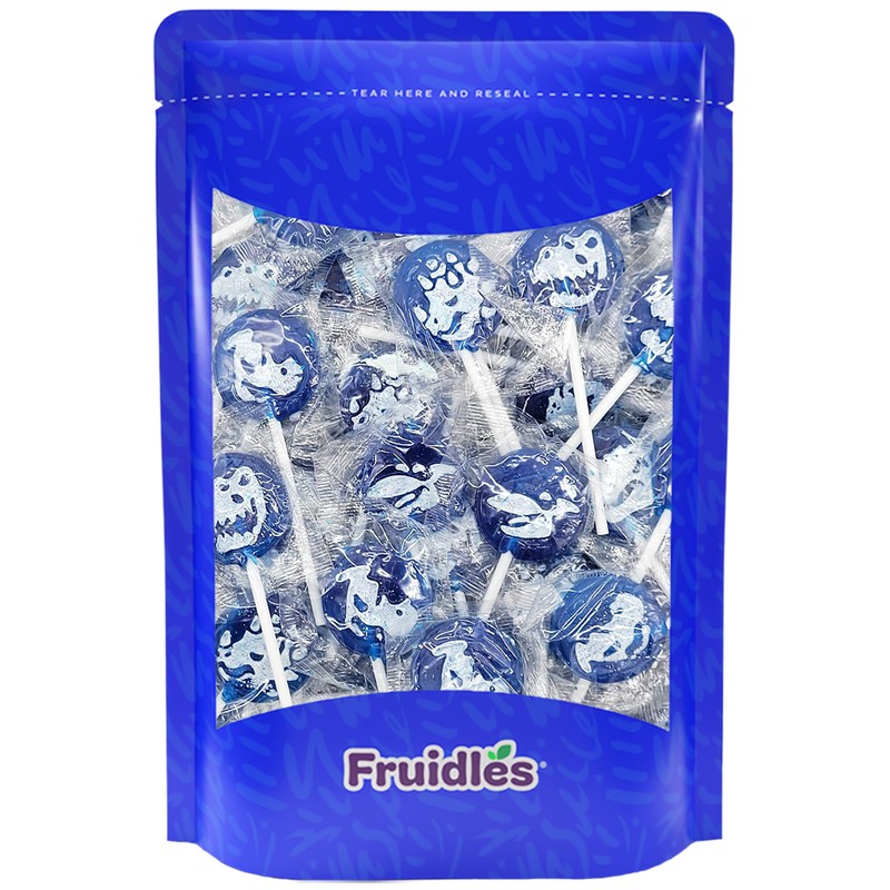 Fruidles Dinosaur Tattoo Lollipop Suckers Candy, Great for Goody Party