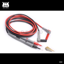 DEVMO - Juego de Cables de Prueba de Punto Duro compatibles con multímetro sondas de EE. UU.