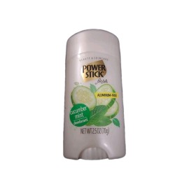 power stick  Power Stick - Aluminum-Free, Cucumber Mint Deodorant, 2.5 oz FOR HER