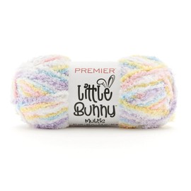 Premier Little Bunny, Bulky Weight, Polyester, Safe for Sensitive Skin, Easy Care 2111-06 Pastel Clouds