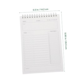 TEHAUX Daily Planner Notepad Undated To-do List Pad for Management Compact Planning Notepad for Daily Organization and Productivity for Use