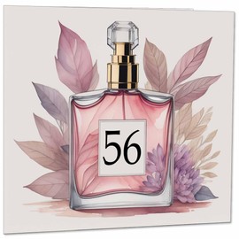 56th Birthday Card for women - Birthday Cards for Mum 56 Years Old Classy fifty six, fifty sixth Elegant Sister Friend Her niece female Auntie nanny