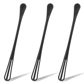 3 Pcs Tiny Whisk, Whisk Tool, Multifunctional Small Whisks for Cooking, Mini Whisk, Mini Small Wisk for Blending, Whisking, Beating Ingredients, Mixing Sauces