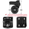 Volein Suitcase Replacement Wheels Black Suitcase Wheels Swivel Wheels Luggage