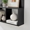 Danya B. Modern 3 Cube Floating Wall Shelf with Display