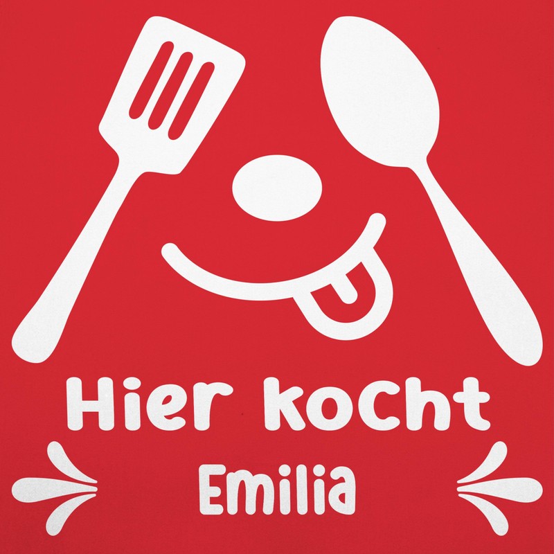 Geschenk mit Namen personalisiert by Shirtracer - Apron - Cooking