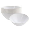 Restaurantware Moderna 6 Ounce Plastic Bowls 20 Durable Disposable Salad