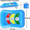 SENSORY4U Pool Float Games Including Floating Basketball Hoop for Pool,