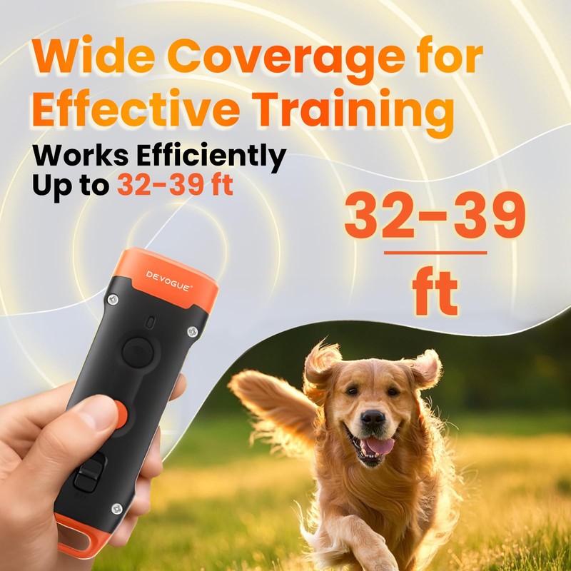 Devogue Dog Bark Deterrent Devices – Rechargeable Anti Barking Device