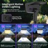 Solar Spot Lights Outdoor Motion Sensor: 2 Pack Solar Outdoor