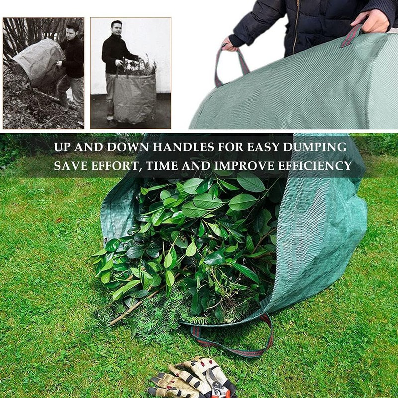 OctBird 2 Pcs Leaf Picker & 300L Large Garden Waste