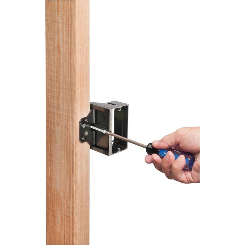 Arlington Adjustable Depth Mounting Bracket, Single Gang