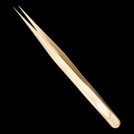 Miuffue Straight Eyelash Extension Tweezers Precision Lash Extension Isolation Tweezers for Grafting Eyelash Extension