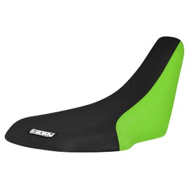 Enjoy Mfg Seat Cover Compatible Fit for 2003-2006 Kawasaki KFX 400 KFX400 - Black top Standard - #207 (Green Sides/Black top Standard)