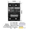 DC Isolator Switch 12V 24V Solar PV Circuit Breaker Photovoltaic