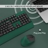 Links9+ Wireless Keyboard and Mouse Combo, Full-Sized 104 Keys 2.4GHz