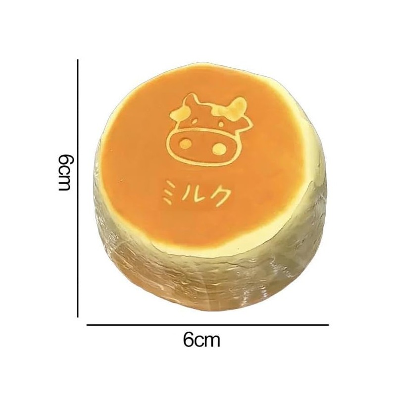 ミニスクイーズ 押出玩具食品シリーズ水感押出圧力緩やかで高弾性手触り柔軟で弾力性のある緩和 スクイーズ ケーキ，時間手の筋肉緩和記念日誕生日プレゼントパーティープレゼント子供大人共通 ﻿ (ケーキ)