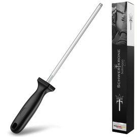 Schwertkrone Sharpening Steel for Professionals Made in Germany from Solingen 34 cm Chrome Vanadium