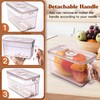 Gifhomfix 2PCS Bread Box for Homemade Bread Airtight Bread Boxes