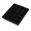 Greensen Bandeja Cubitos Silicona 20 Cavidades Negro 15x12x3cm