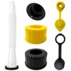 Zafina-UP 1 Set Replacement Gas Can Spout with Rubber and
