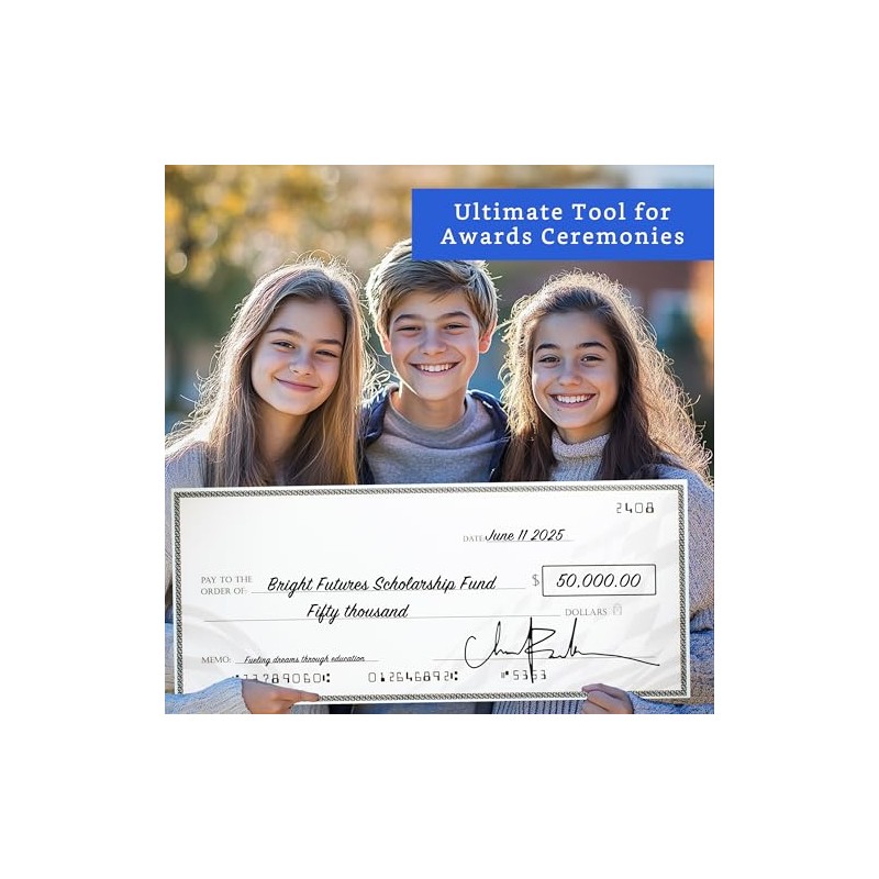 Giant Check (96,5 x 40,6 cm) - Gran premio de