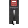 Grunwerg Windsor Carded 4-Piece Heart-Shaped Teaspoon Set 4HRTESWDR/C, 18/0 Stainless