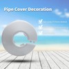 MroMax Fit 1/2 inch Outer Diameter Flange Water Pipe Cover