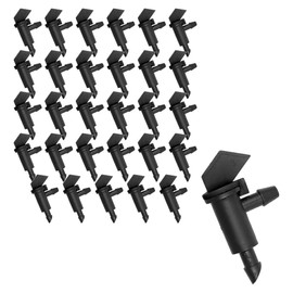 ZONADAH 30 Pack 1 GPH Flag Irrigation Dripper Emitter 4L/H Irrigation Emitter Sprinkler Drippers System for 1/4 inches Hose for Garden Patio Lawn Flower Vegetables