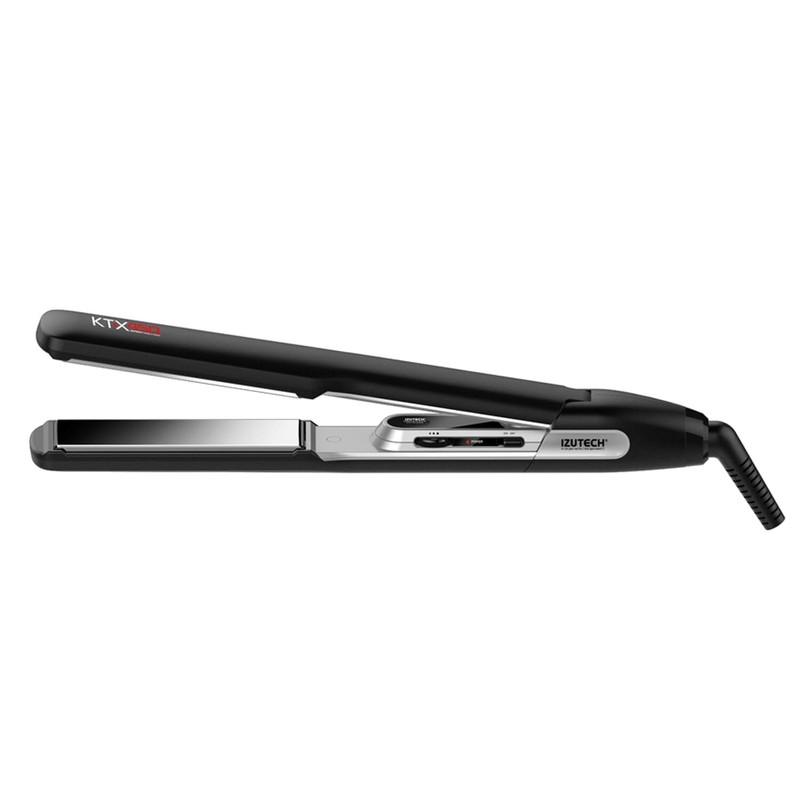 Izutech SLK 450 Titanium Digital Flat Iron, Rapid Heat, Black,