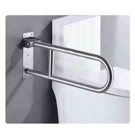 The Popular Stainless Steel Grab bar, 23.6 Inch Wall Mounted Bathroom Stainless Steel 304 Safety Bars for Elderly Disabled and Pregnant Woman