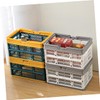 SUPVOX Foldable Basket Plastic Shopping Basket Vegetable Storage Fruit Organizer