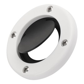 OJP 3876-3 Boat Self-Bailing Cockpit Mounted Scupper Valve Kit, 2-7/8-inch Boat Drain Scupper for Cockpit Drain Repair Replacement