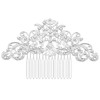 Women's Flower Austrian Crystal Bride Wedding Hair Comb Hair Accessories