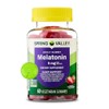 SUREFECT Spring Valley Melatonin Gummies - 5mg per Serving, Sleep Support, Strawberry Flavor, 60 Count Organizer.(Packaging May Vary).