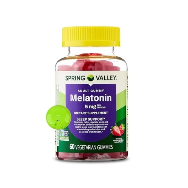 SUREFECT Spring Valley Melatonin Gummies - 5mg per Serving, Sleep