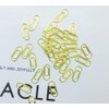 50 Count Metal Mini Paper Clips 3/5 Inch Nickelage Finishes